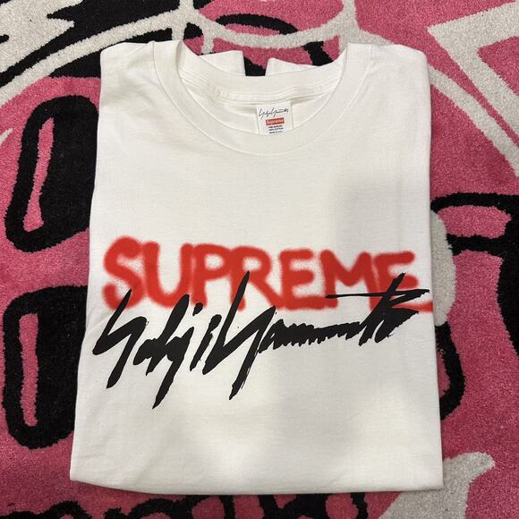 Supreme x Yohji Yamamoto Logo Tee – Size XL – Brand New - Picture 1 of 6